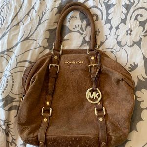 Michael Kors Bedford satchel brown leather